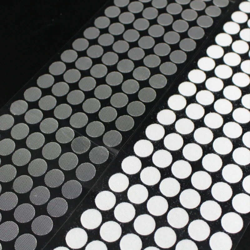 1000pair 10/15/20mm White Dot Sticker Self Adhesive Fastener Hook and Loop Tape Nylon Strong Glue Velcroing Adhesivo Muy Fuerte