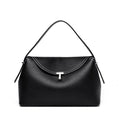 1pcs PU Crossbody Bag Hot Selling Women Retro T Metal Lock Underarm Bag  Dual-use Hand & Shoulder Bag Store Cosmetics Minimalist