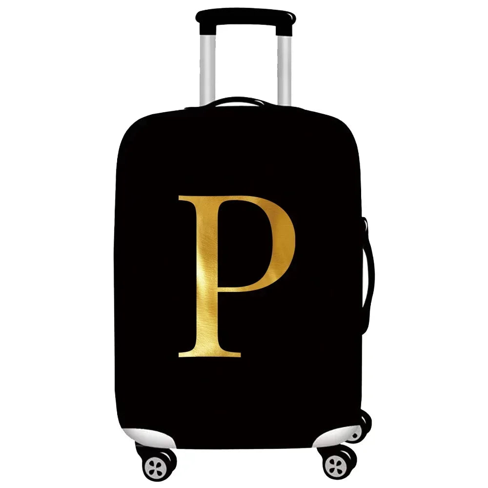 Luggage Protective Cover Thick Elastic Luggage Protective Covers Dust Cover Anti-Scratch Protective Suitcase Cover Letter Series