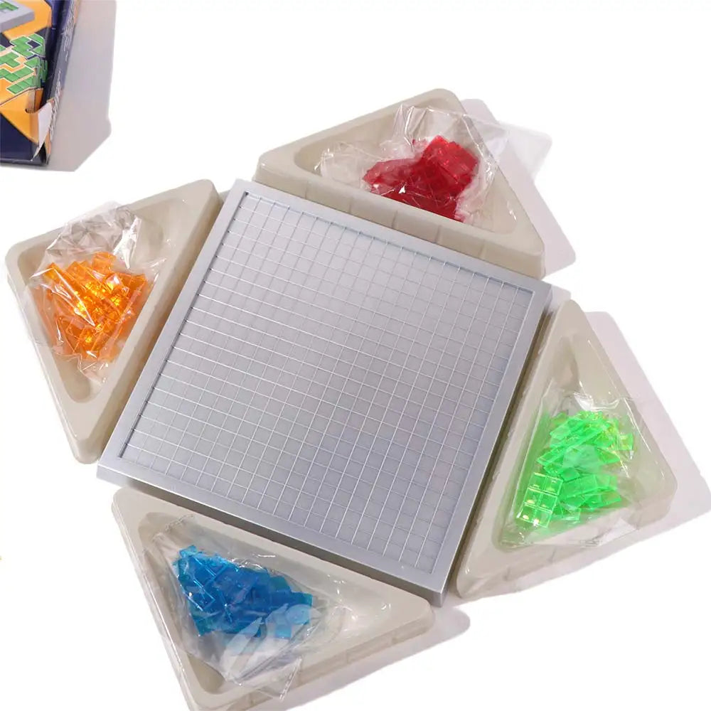 Squares Game Jigsaw Russia Puzzle block 4-Person Entertainment Strategy Game Blokus Board Family Fun Puzzle Blokus Board Game