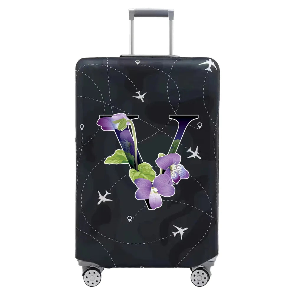 Luggage Protection Cover Travel Accessories Dustproof and Wear-resistant Luggage Protection Cover 18-32 Inch Letter Series