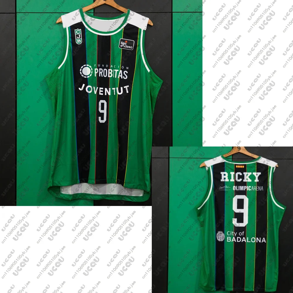 2026 Fitness Sports A-ACB Casual T Shirt Men Kid Male Tank Top Gift Sweatshirt J-Joventut Vest Gym Basketball Jersey 9 Home Away