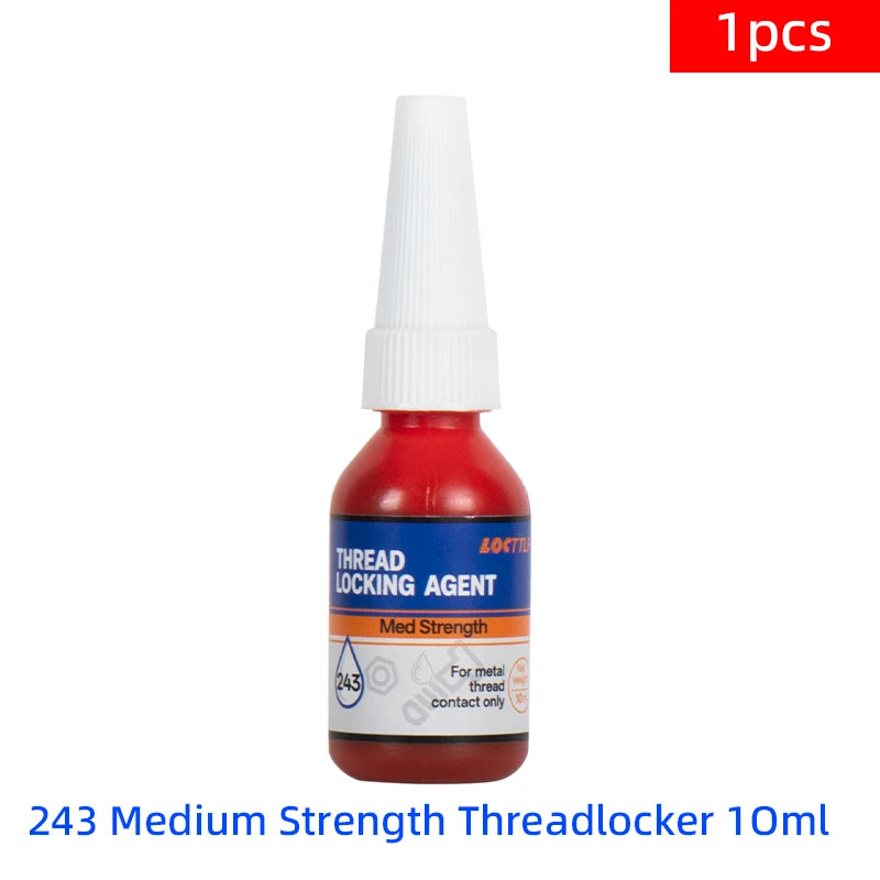 243 10ml/0.34oz Strong Thread Locking Adhesive High Temperature Anaerobic Adhesive Suitable For Automotive Machinery locking