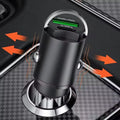 100W Mini Car Charger Fast Charging for IPhone QC3.0 Mini PD USB Type C Car Mobile Phone Charger for Xiaomi Samsung Huawei