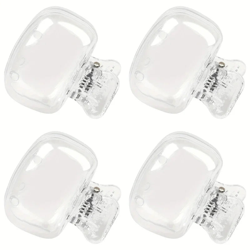 1/2/4PCS Toothbrush Head Covers - Travel Protector Cap Case, Color Combo Clip for Household & Camping, Durable Plastic Portable