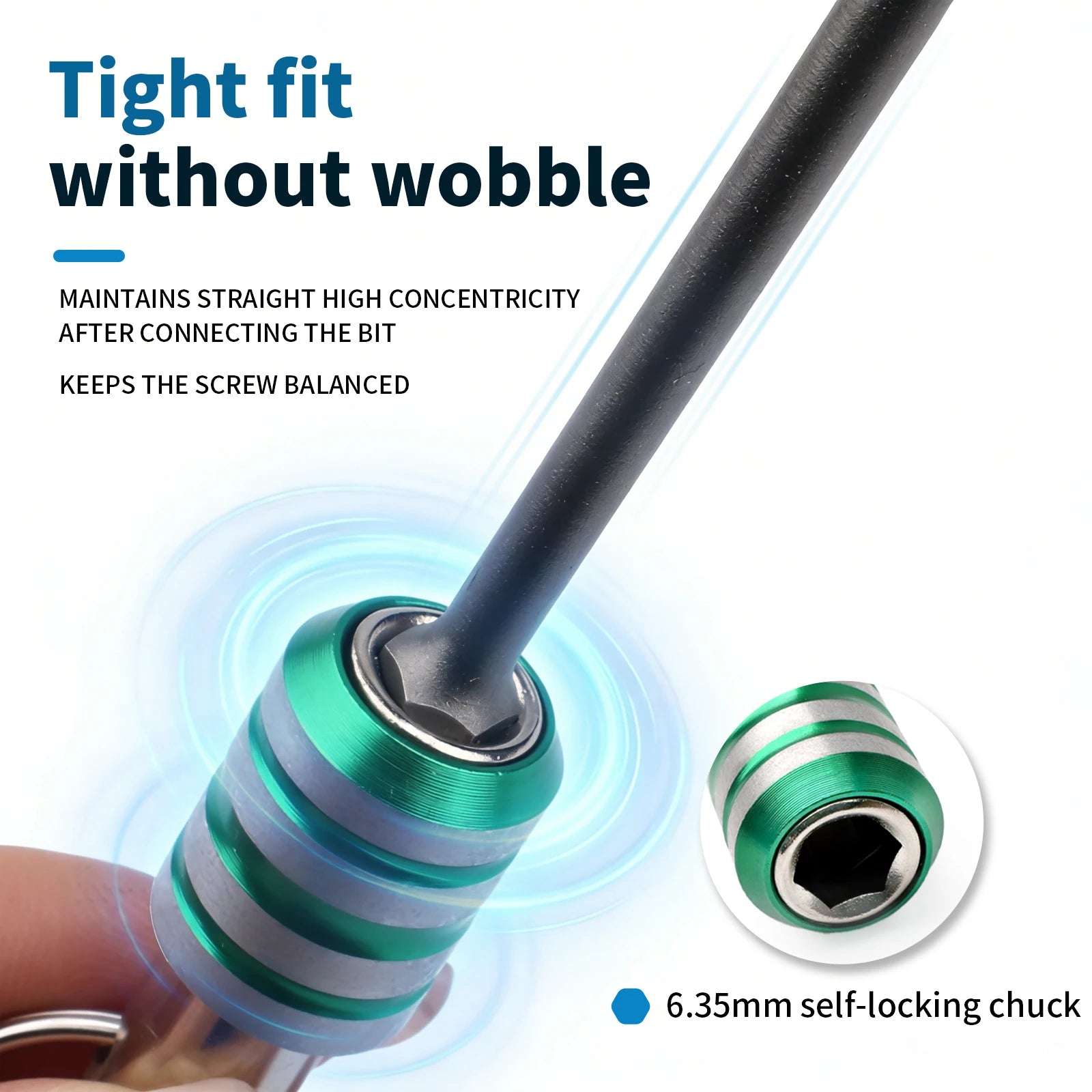 3/7/12Pcs Hex Shank Screwdriver Bit Holder 1/4 Inch With Carabiner Portable Quick-change Extension Bar Keychain Screw Adapter