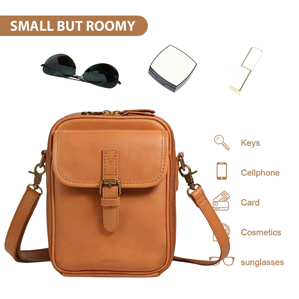 Retro Crossbody Bag Large Capacity Shoulder Bag Fashionable Mini Crossbody Purse Adjustable Removable Strap Wallet Purse