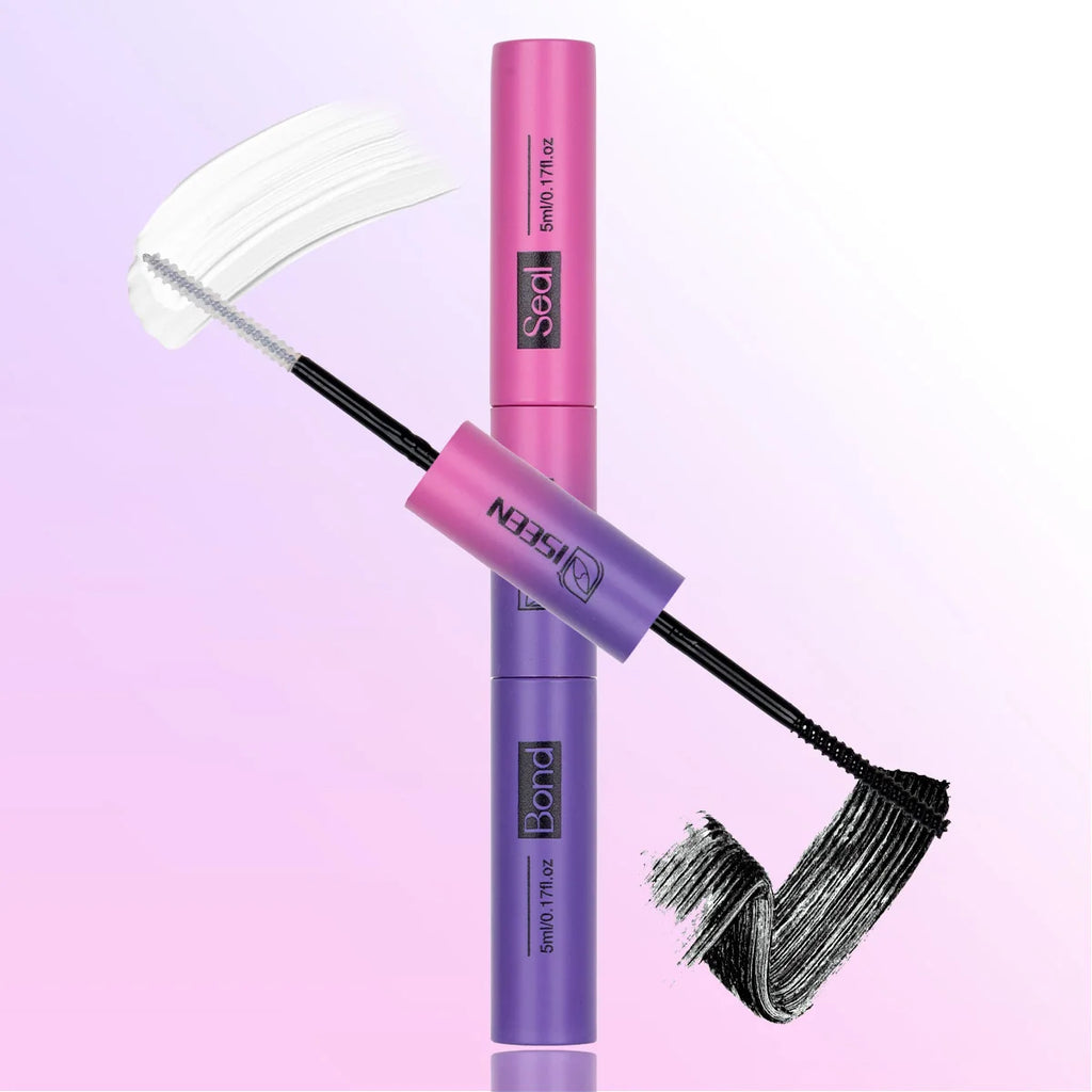 Lash Glue Bond and Seal Long Lasting Strong Hold Waterproof 2 in 1 Cluster Eyelash Glue for DIY Lash Extensions