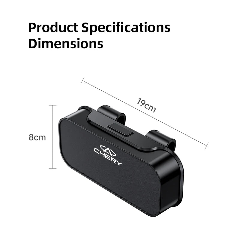 Car Sun Visor Eyeglass Clip Universal Glasses Holder Bracket For Chery Tiggo 7 Pro 8 5 3 T11 5X Amulet Fora QQ IQ Fulwin Arrizo