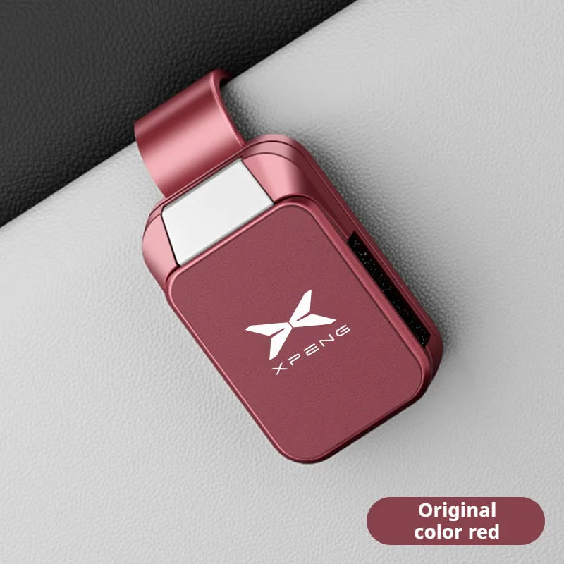 For XPENG G6 P7 G9 MONA M03 G3 P5 2024 2025 Car Interior Accessories Car Visor Sunglasses Glasses Case Glasses Holder Clip