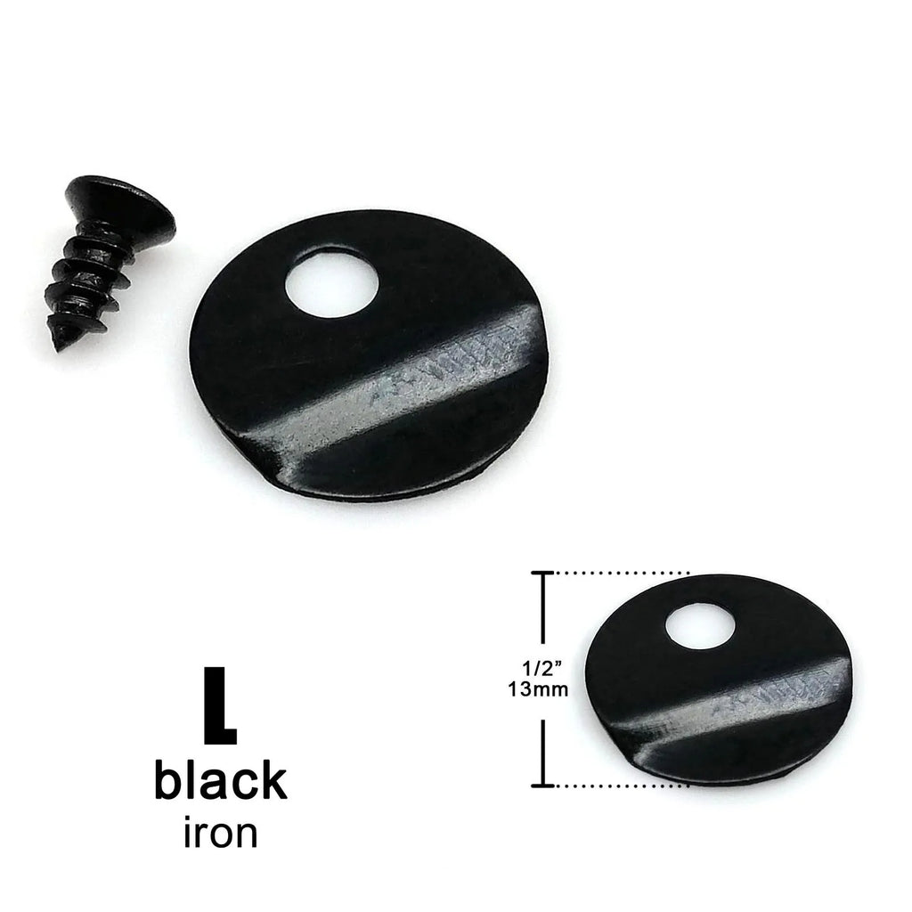 50pc Golden Black Clear Metal Plastic Picture Photo Mirror Scrapbook Frame Backboard Turnbutton Turn Button Rotating Fixing Brad