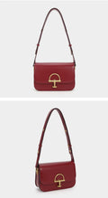 Luxury Brand Popular Classic Elegant Leather Diaper Bag High-End Minimalist Square Satchels for Women