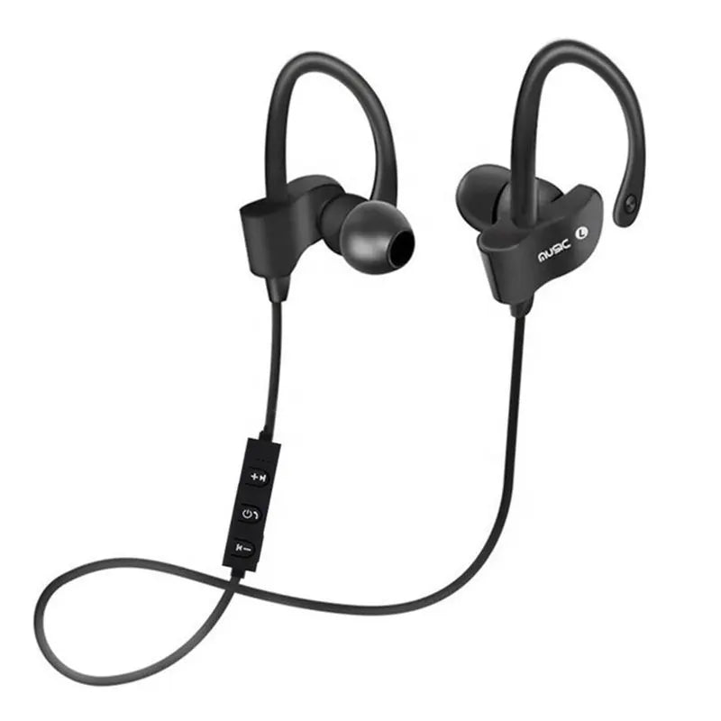 Bluetooth 4.1 Wireless Earphones Sports Music Headset Ear-Hook Waterproof Earbuds Neckband Headphone With Mic For iPhone Xiaomi