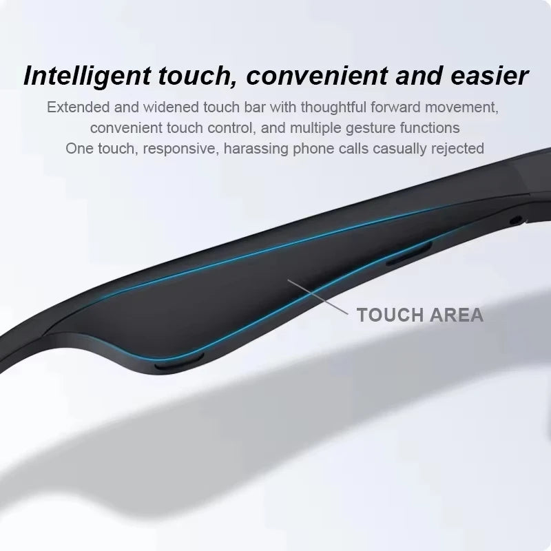 Lenovo 8K 1800MP AI Smart Glasses Hands-Free Calling AI Translation AI Chat Logging Music Playback Men Women Smart Sunglasses