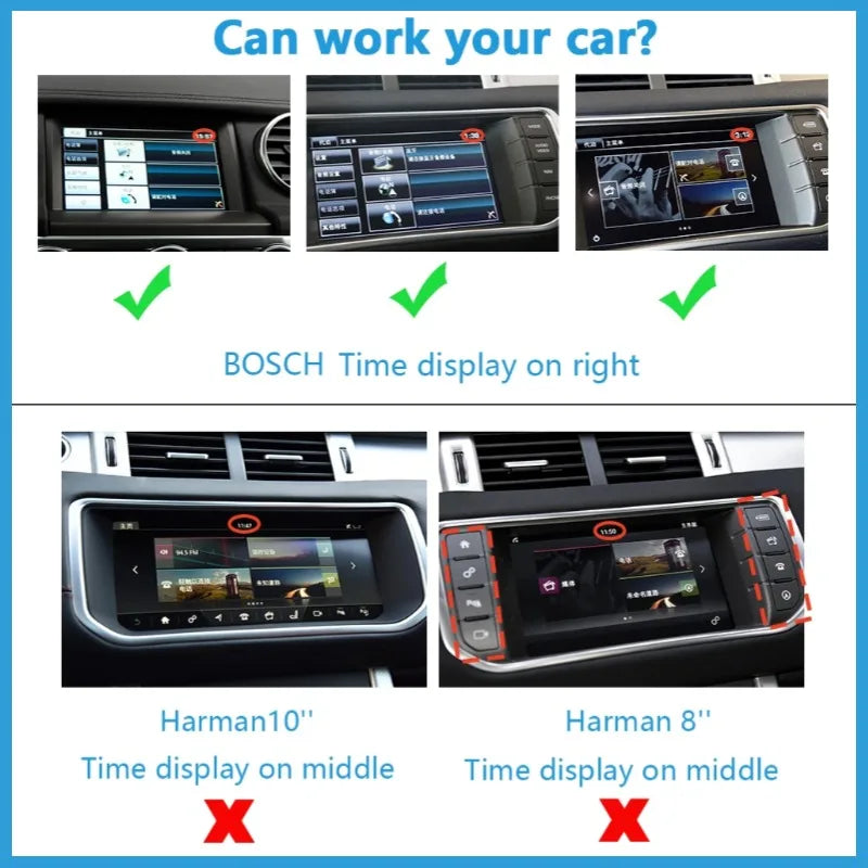 For Range Rover Velar 2017-2023 Wireless CarPlay Android Auto with Mirror Link AirPlay Car Play Functions