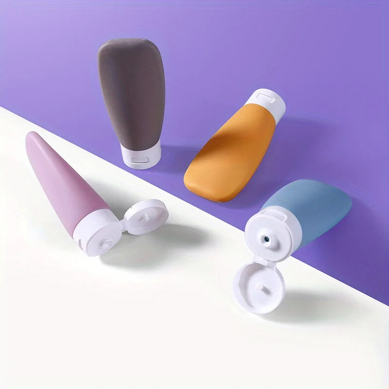 Morandi Tube Squeeze Bottle Portable Skin Care Products Dispensing Ottle Lotion Hand Cream Body Wash Travel Set Fill Empty