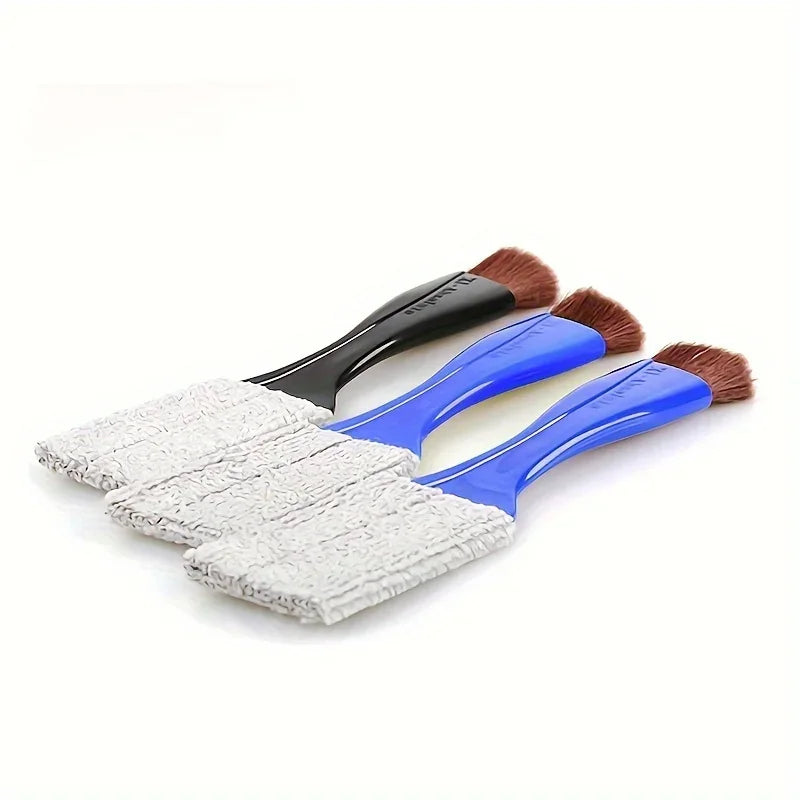 Effortlessly Clean Your Car's Interior with this Soft Brush Air Conditioner Cleaning Tool!