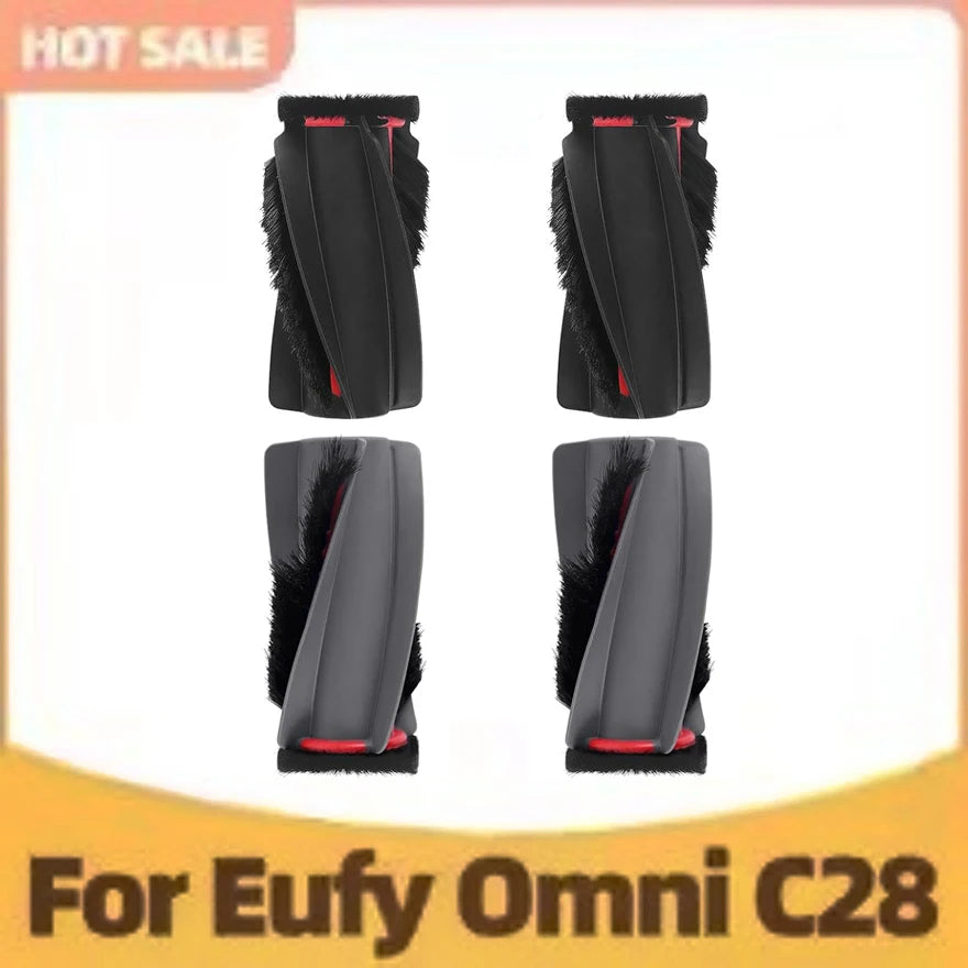 Replacement Parts for Eufy C28 Omni / Eufy C28 Robot Vacuum Cleaner Accessories Main Side Brush HEPA Filter Dust Bag Mop Rollers