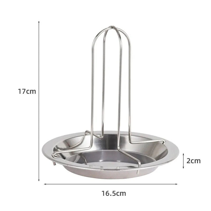Roasting Chicken Grill Stand Roaster Rack with Tray Kitchen Outdoor BBQ Tools Stainless Steel Non-stick Grilled Chicken Plate