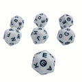 10 PCS/Set 20-sided dice with English letters