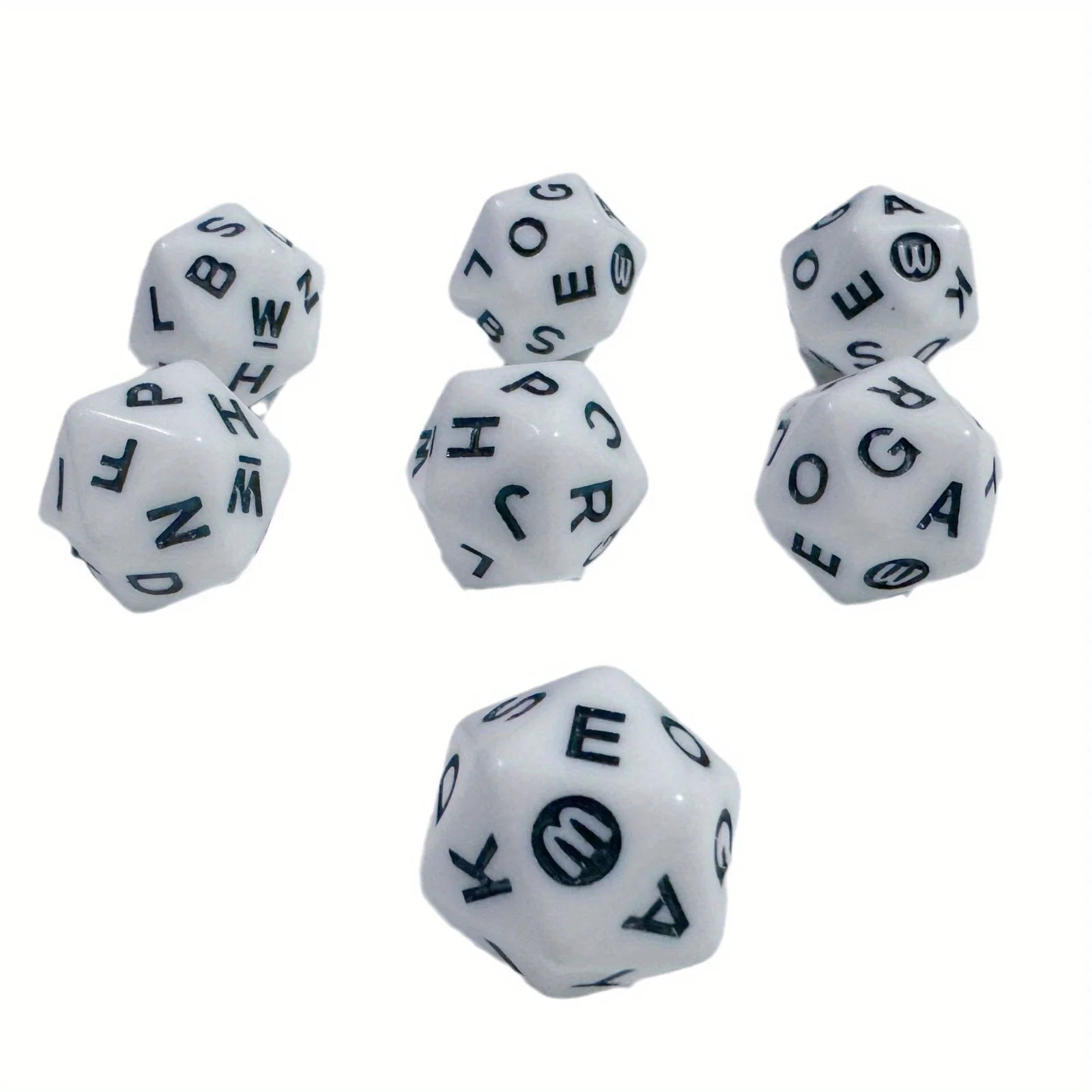 10 PCS/Set 20-sided dice with English letters
