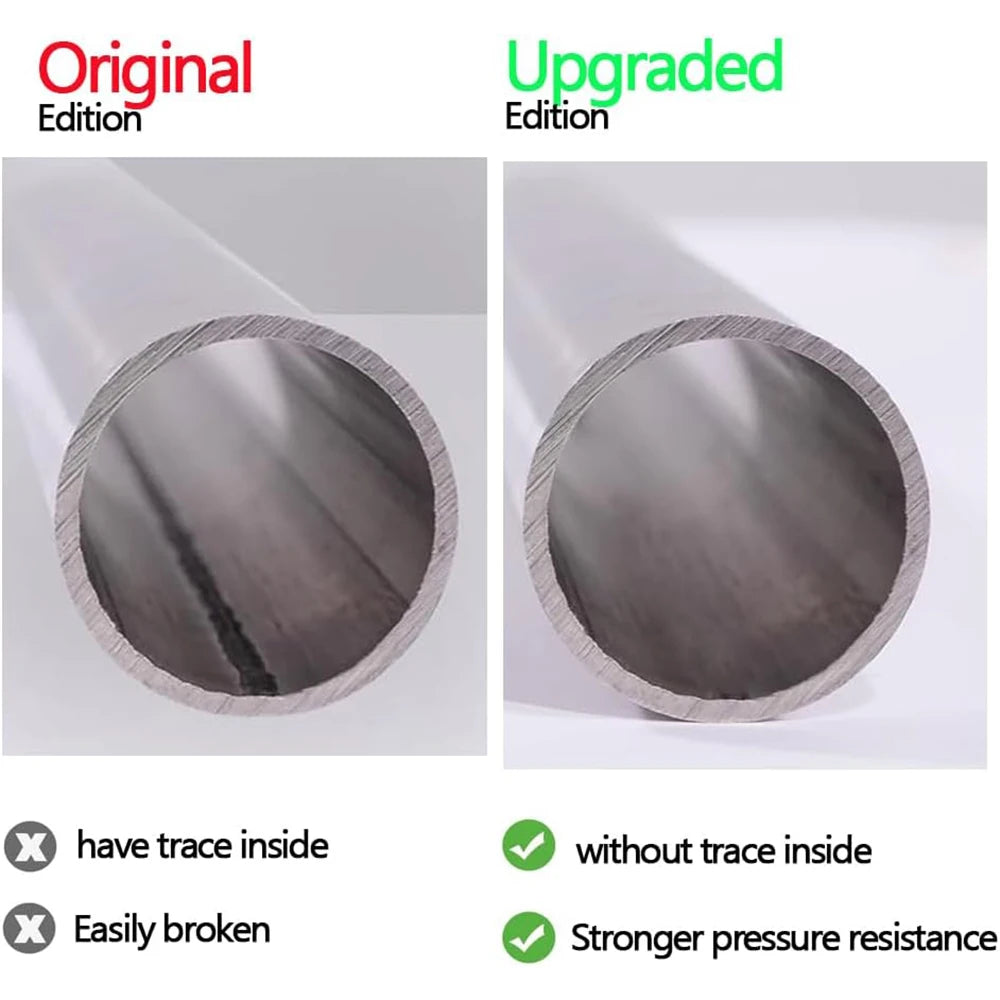 1pcs 304 Stainless Steel Round Capillary 100mm 200mm 300mm Long Seamless Straight Tube Pipe Wall Thick 2mm 2.5mm 3mm OD 16-325mm