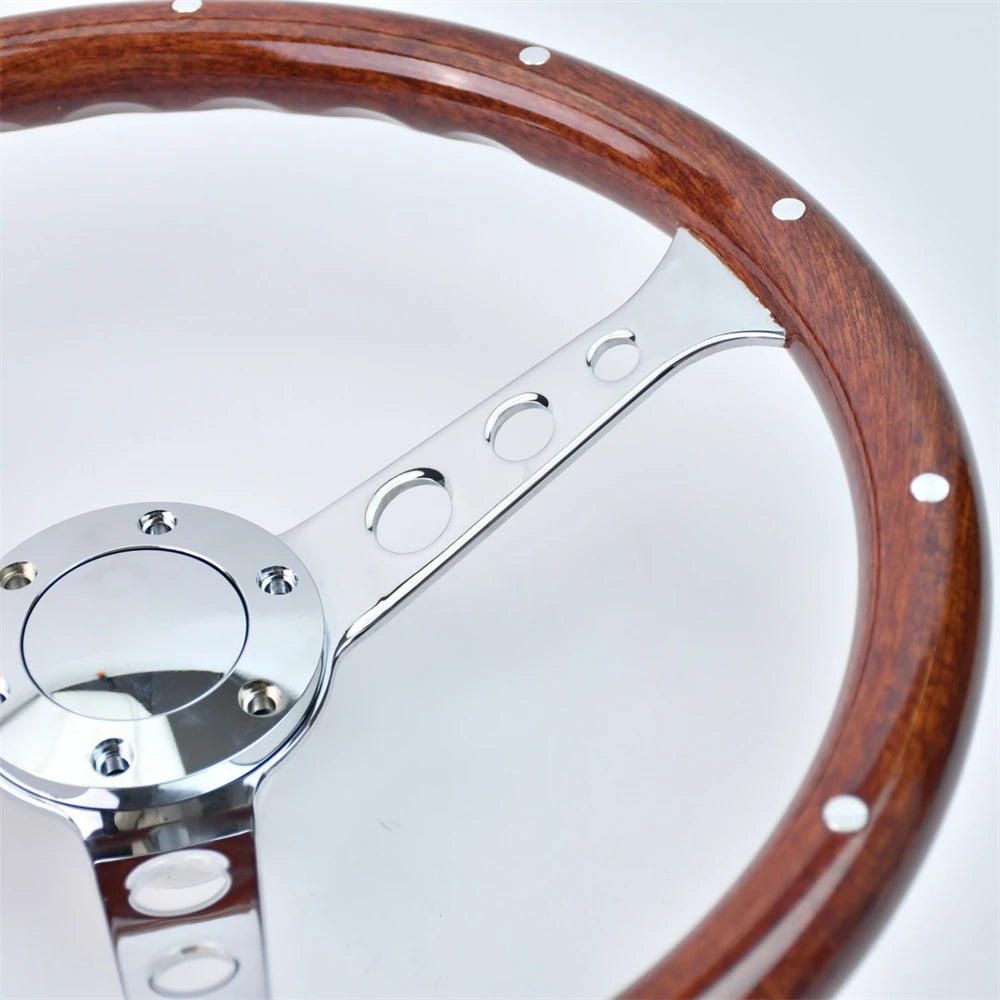 380mm Round Hole Bracket Steering Wheel ABS Material with Rivets for Automotive Accessories