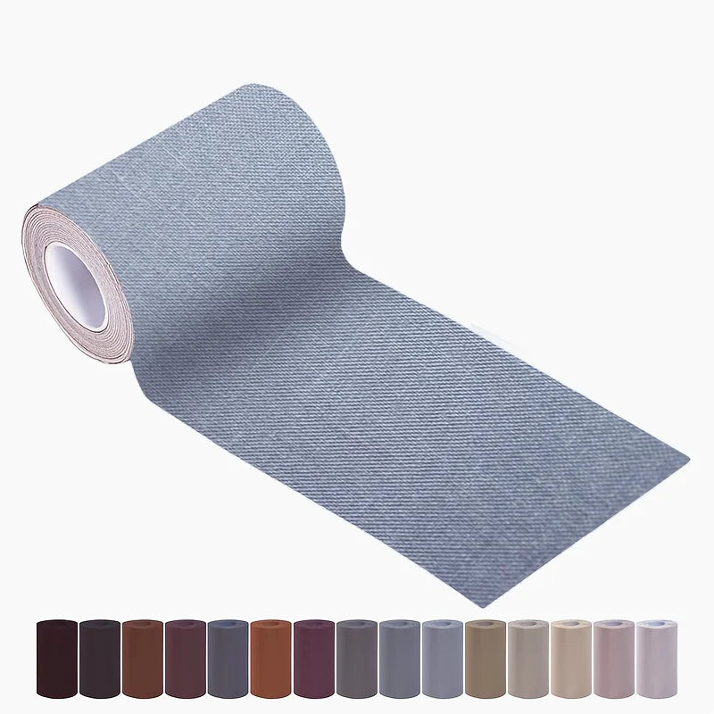 Self Adhesive Linen Repair Tape 7.6x152cm Waterproof Linen Repair Patches for Linen Materials Furniture Tents Sofas Clothing