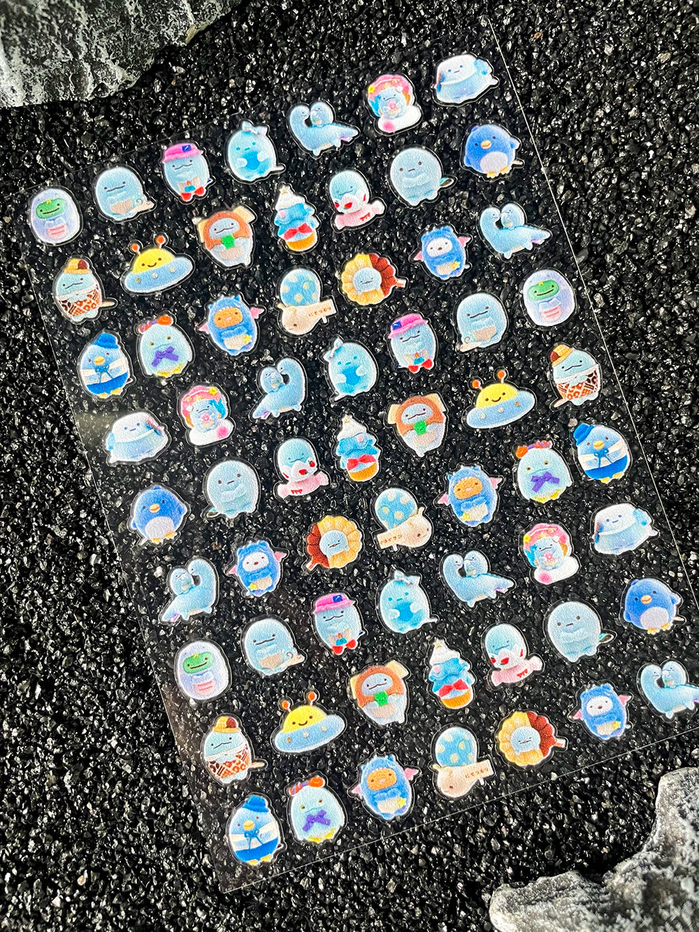 Kawaii Animal Mini Little Rabbit Panda CAT Luggage Tags Stickers Pvc Diary Notebook Skateboard Mobile Phone Nail Art Stickers