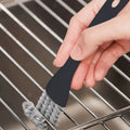 Houseeker BBQ Grill Barbecue Cleaning Brush V-shaped Hooked Brush Scraper Multifunctional Grill Net Oven Baking Tray Clean Tools
