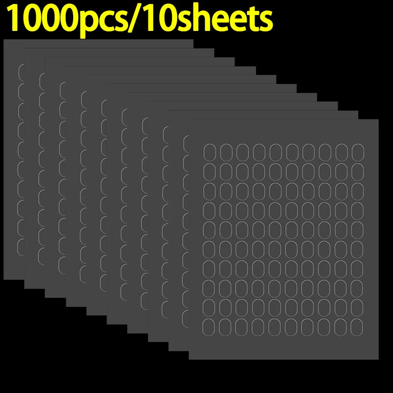 Double Sided Gel Glue Pad Adhesive Dots Fastener Strong Oval Self Adhesive Tape DIY Action Figures Carpet Poster Fixing Tape Pad