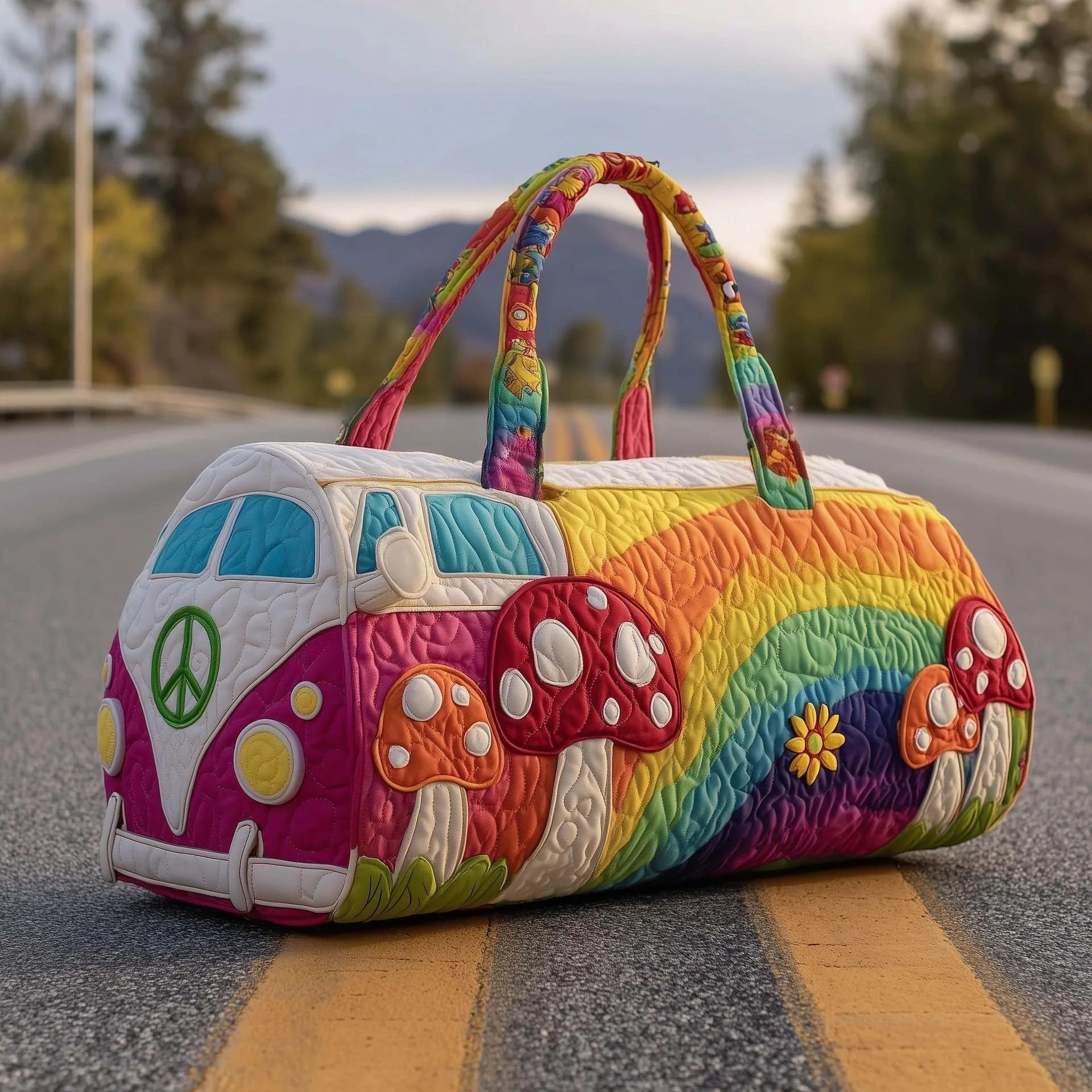 3DShort-trip portable travel bag, multifunctional sports and fitness bag, dry and wet separation, women's fun design handbag，Par