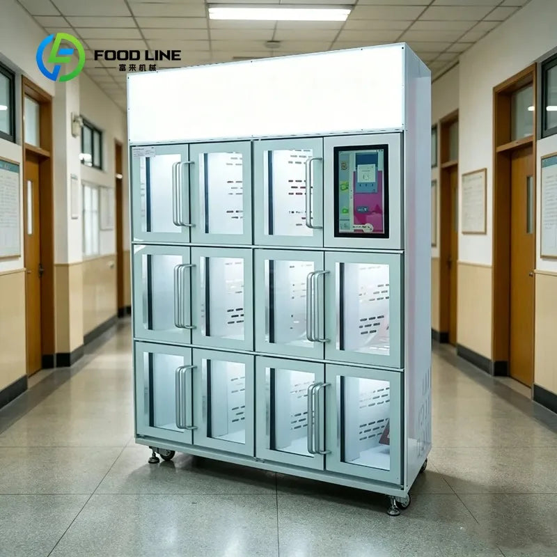 Refrigerated Fresh Flower Vending Machine Custom Small Coin Operated Commercial Device Equipped With Can Sealing Function
