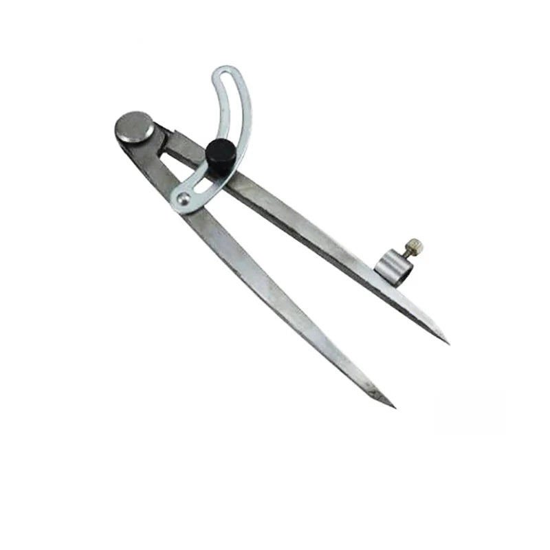100/200/300mm Precision Wing Divider Scribe Tool with Pencil Holder for Geometry, Wood, Metal and Leather