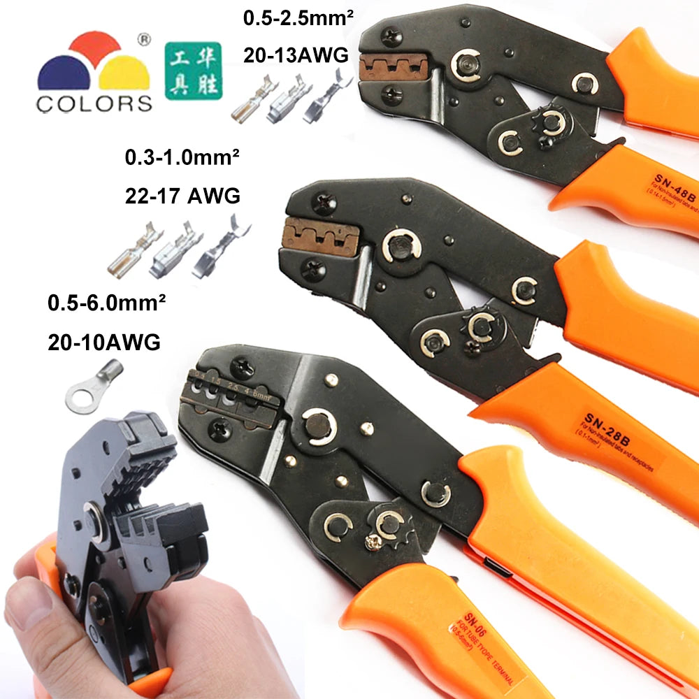 Crimping pliers tools SN-28B SN-48B SN-01C SN-2 SN-06WF SN-16WF pulg tube insuated terminals electric clamp Multi-tool