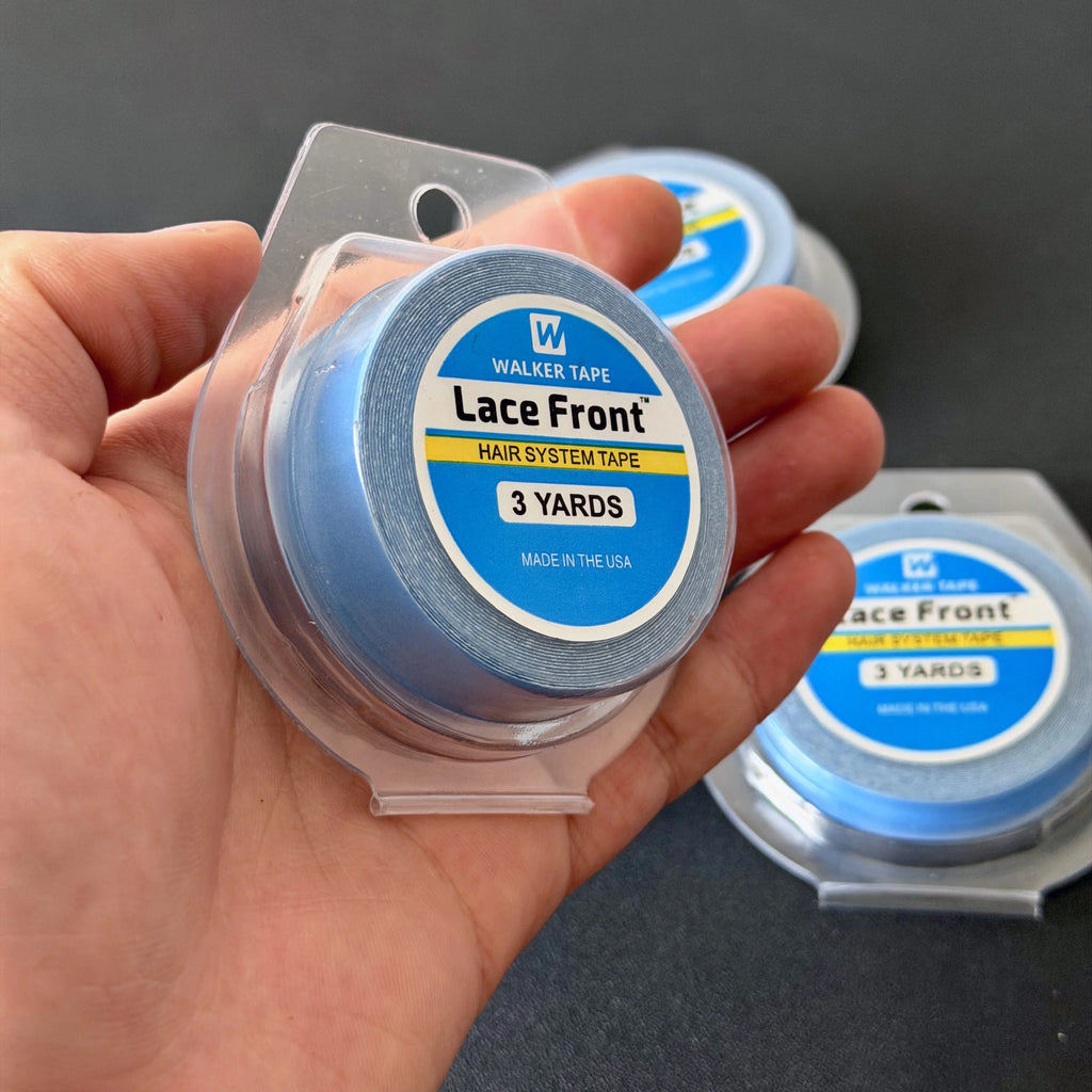 2PCS 3Yards 2.0cm Lace Front  Hair System Tape Double Sided Adhesives Tape For Hair Extension Toupee Wig White Tape Strong Hold