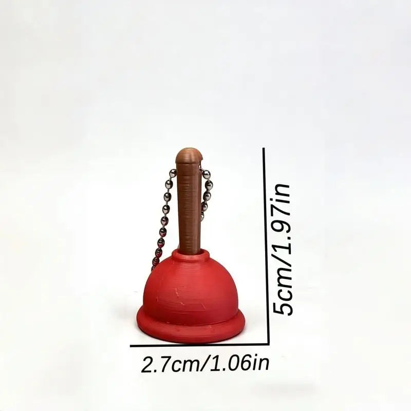 [CL]1/2Pcs Calming Keychain Keys Finger Button Party Gift Toilet Poop Hanging Fingertip Clicker Anti-stress Decompression Toys
