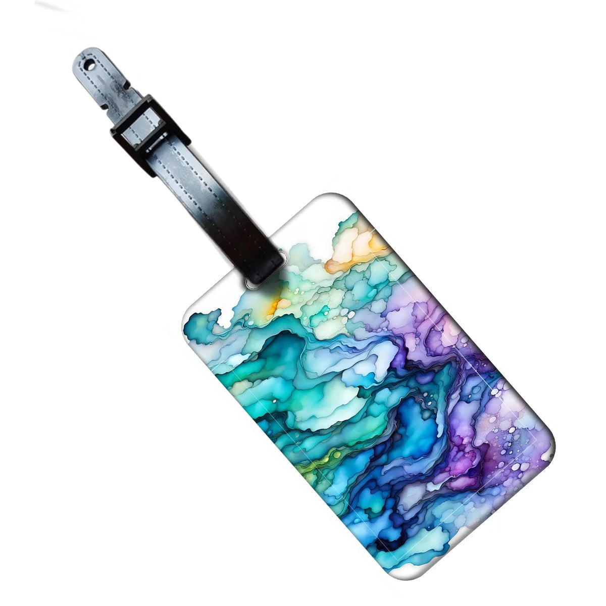 5 Marble Patterns Luggage Tag for Suitcases Travel ID Bag Tag for Men Backpacks Address Holder Baggage Boarding Portable Ticket