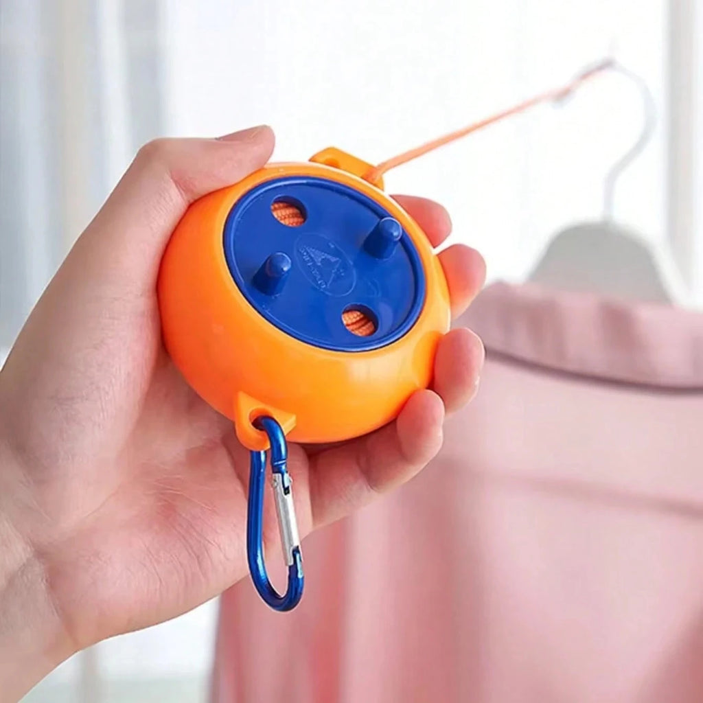 1Pc 8M Clothesline Laundry Drying Rope Outdoor Clothes Line Windproof Anti-slip Retractable Cord for Hotel Camping Accessories