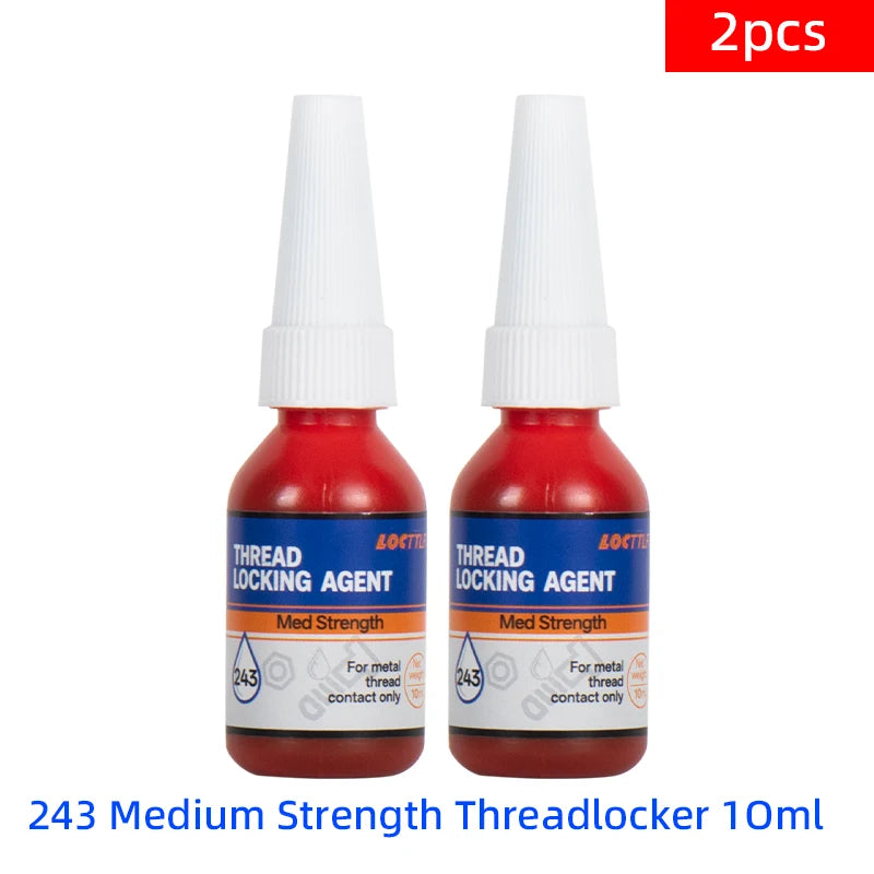 243 10ml/0.34oz Strong Thread Locking Adhesive High Temperature Anaerobic Adhesive Suitable For Automotive Machinery locking