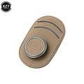 Fashion Car Glasses Holder Universal Sun Visor Clip Sunglasses Holder Suede Leather Eyeglasses Hanger Ticket Clip Glasses Mount