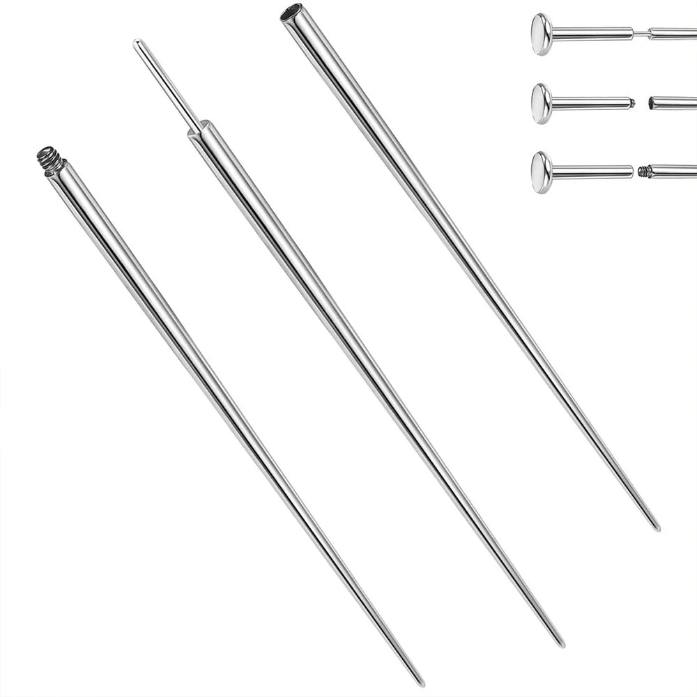 CANNER 14/16/18/20G Stainless Steel Piercing Taper Ball Grabber Tool for Changing Jewelry Flat Back Earrings Body Piercing Kit