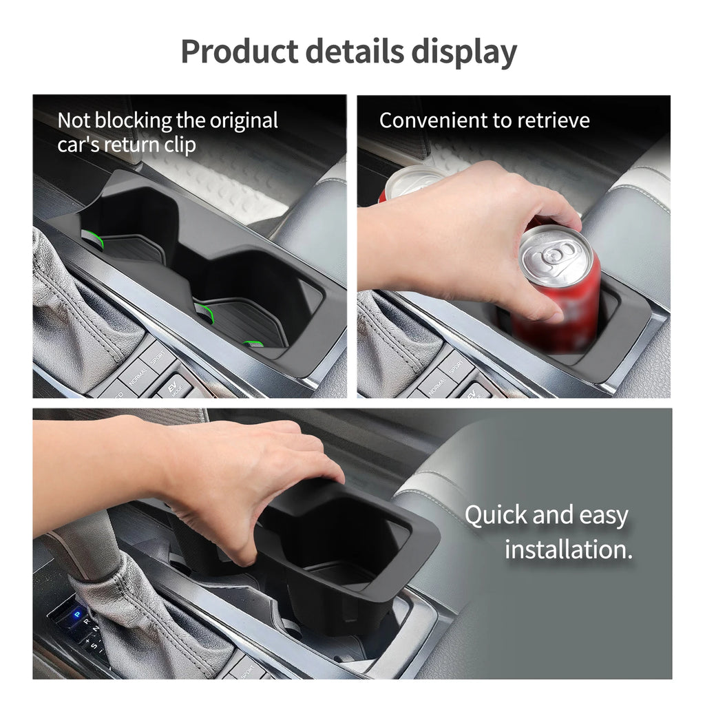 for Toyota Camry 2024 2025 Water Cup Holder US Version Central Control Drinks Holder Water Cup Tray Car Interior Accessories