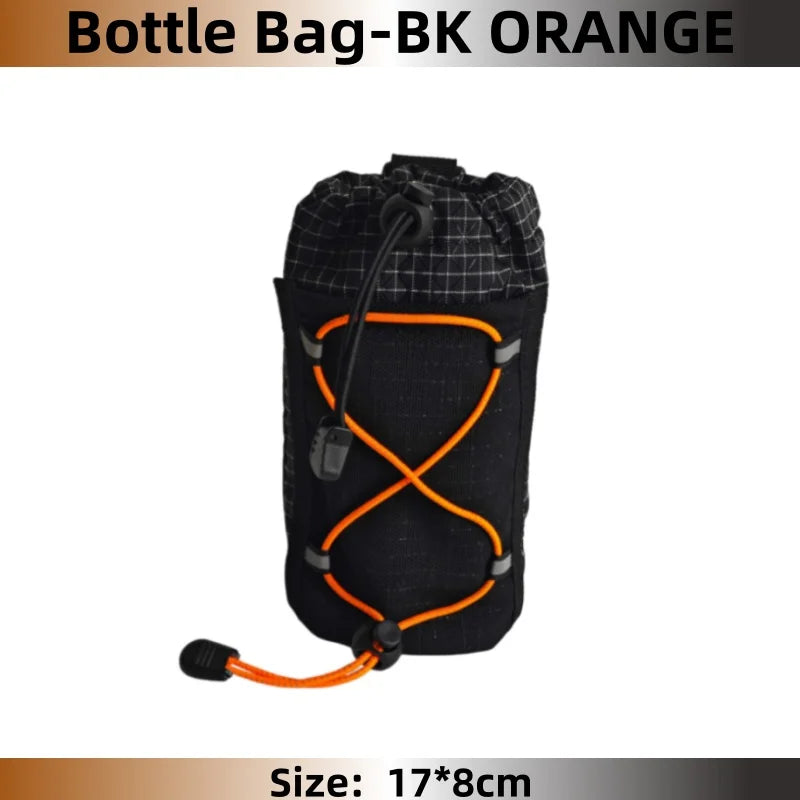 Outdoor Backpack Attachment Storage Bag Nylon Ultralight Portable Phone Bottle Pouch for Mountaineering Hiking Travel Gear