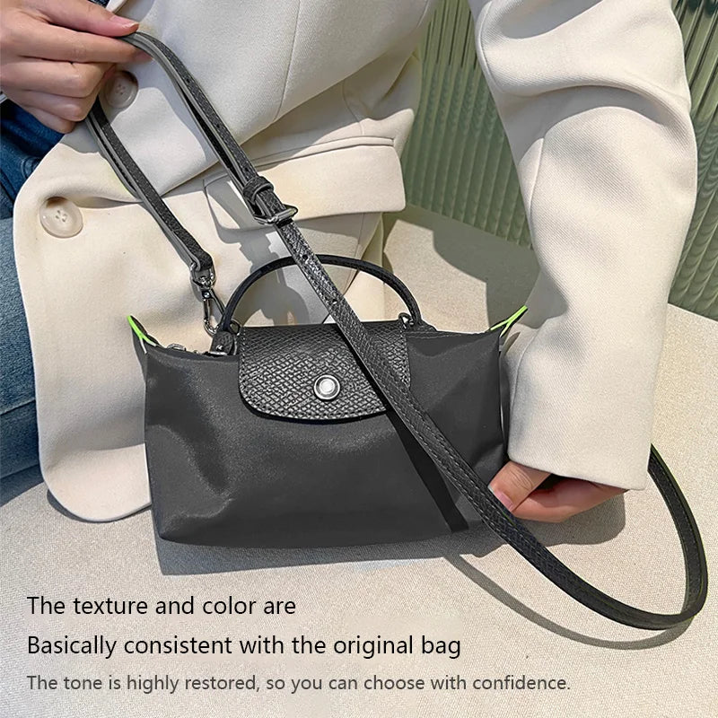 Leather Replacement Crossbody Bag Strap,Bag Shoulder Strap Fit for Longchamp Mini,Length-Adjustable Bag Strap,Bag Accessories