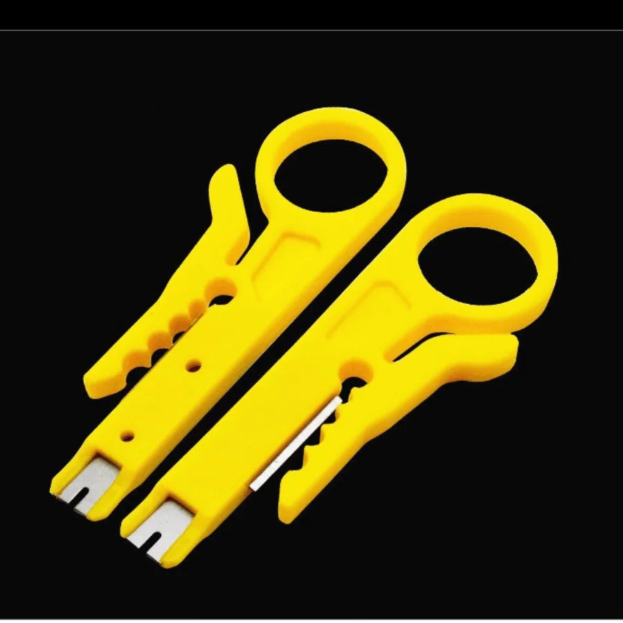Mini Portable Wire Stripper Knife Crimper Pliers Crimping Tool Cable Stripping Wire Cutter Multi Tools Cut Line Pocket Multitool