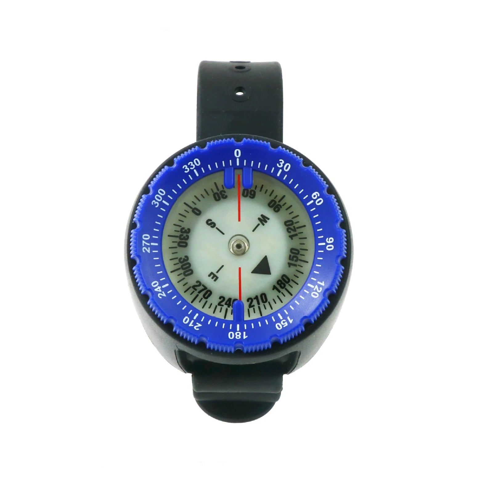 Digital Scuba Diving Compass 50m Waterproof Navigator, Professional Luminous LED Wrist Watch with Balanced Design for Snorkeling