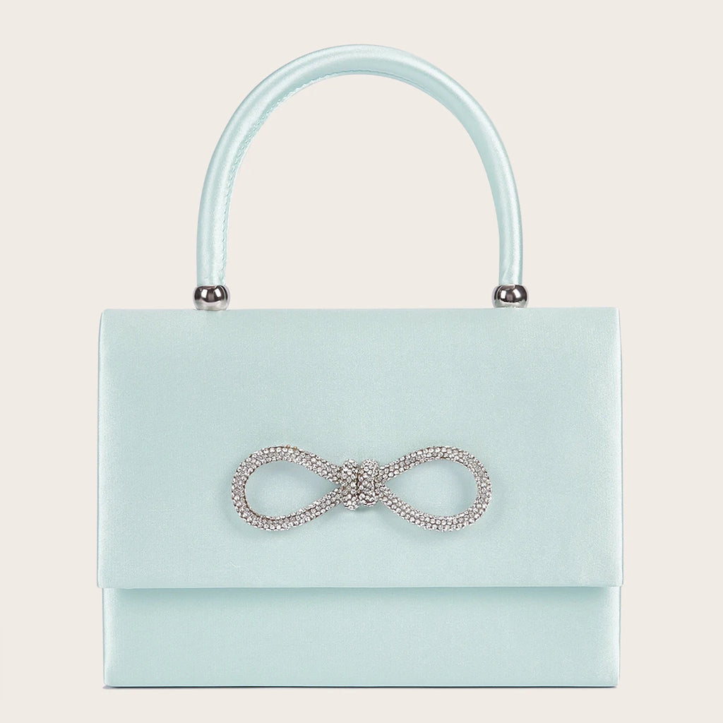 Elegant bowknot Diamond Clutch Crossbody Shape Evening Bag Party Wedding Banquet Handbag For Women Dinner Bag Shoulder Handbags