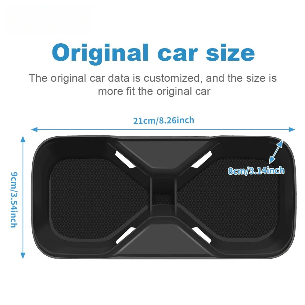 Silicone Cupholder For Honda HRV HR-V Vezel 2021-2025 Car Center Console Storage Box Water Cup Holder Auto Interior Accessories