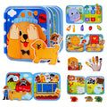 3D Farm Busy Board Quiet Book Soft Felt Montessori Toy For Fine Motor Skills Early Educational Travel Toys For Children Gifts